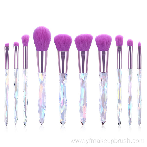 Private Label Crystal Makeup Brush With Diamonds